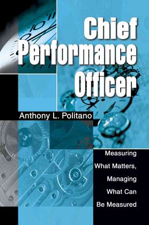 Chief Performance Officer de Anthony L. Politano