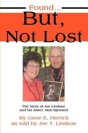 Found...But, Not Lost de Joe T. Lindsoe