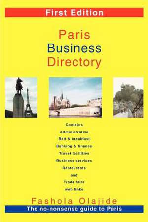 Paris Business Directory de Olajide Fashola Olajide