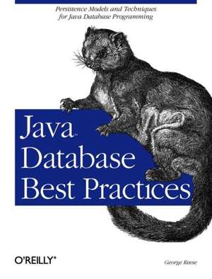 Java Database Best Practices de George Reese