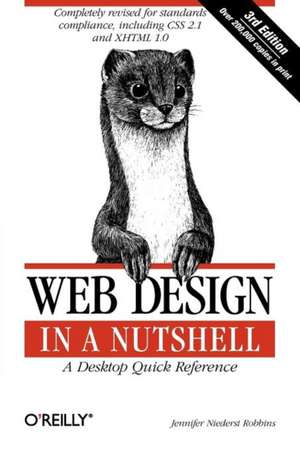 Web Design in a Nutshell: A Desktop Quick Reference de Jennifer Niederst