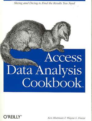 Access Data Analysis Cookbook de Ken Bluttman