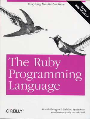 The Ruby Programming Language de Davd Flanagan