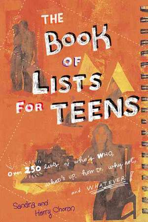 The Book of Lists for Teens de Sandra Choron