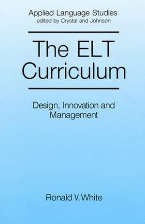 ELT Curriculum de White