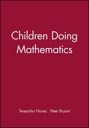 Children Doing Mathematics de T Nunes