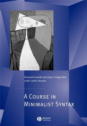Lasnik: Course in Minimalist Syntax
