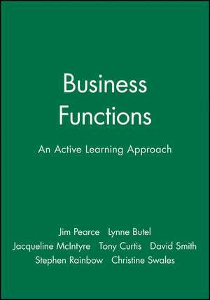 Business Functions – An Active Learning Approach de C Swales