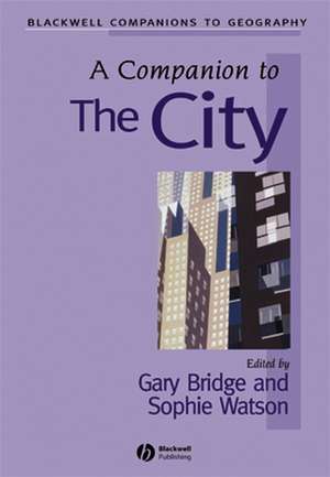 A Companion to the City de G. Bridge