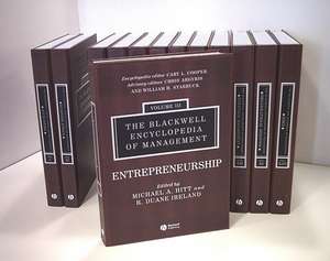 Blackwell Encyclopedia of Management 2e 12 VST de CL Cooper