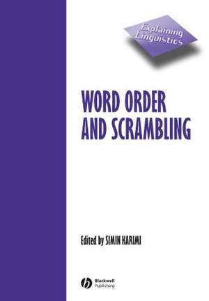 Word Order and Scrambling de S Karimi