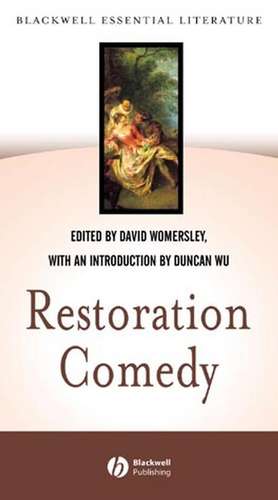 Restoration Comedy P de Womersley