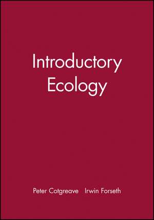 Introductory Ecology de P Cotgreave