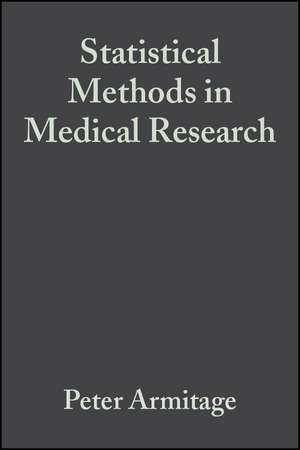 Statistical Methods in Medical Research 4e de P Armitage