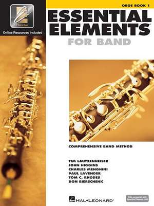 Essential Elements for Band Oboe Book 1 with Eei (Book/Online Audio) [With 2 CDROMs and DVD] de Hal Leonard Corp