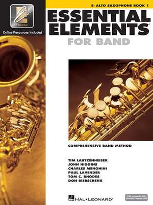 Essential Elements for Band - Eb Alto Saxophone Book 1 with Eei (Book/Media Online)