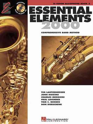 Essential Elements for Band - Book 2 with Eei: BB Tenor Saxophone de various