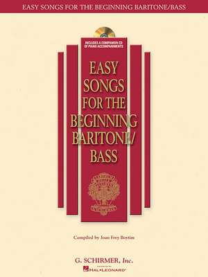 Easy Songs for Beginning Singers - Baritone/Bass (Book/Online Audio) de Joan Frey Boytim