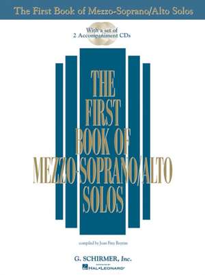 The First Book of Mezzo-Soprano/Alto Solos Book/Online Audio de Joan Frey Boytim