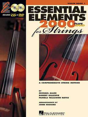 Essential Elements for Strings - Violin Book 1 with Eei Book/Online Media de Robert Gillespie