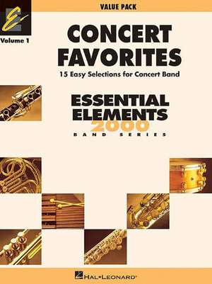 Concert Favorites Vol. 1 - Value Pak de Hal Leonard Corp