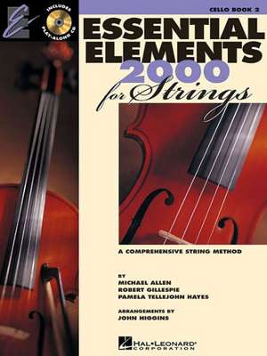 Essentials Elements 2000 For Strings Book 2: Cello de Not Available (NA)