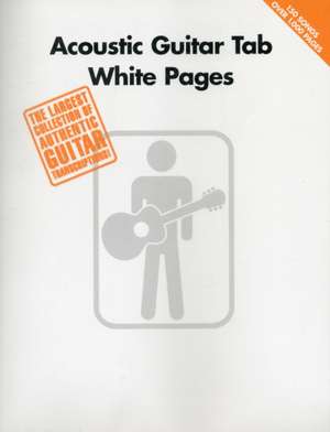 Acoustic Guitar Tab White Pages de Hal Leonard Corp