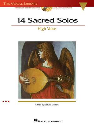 14 Sacred Solos: The Vocal Library High Voice de Hal Leonard Publishing Corporation