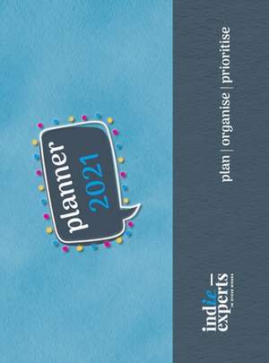 Pop Planner 2021 H/B Blue Cover de Ann Wilson