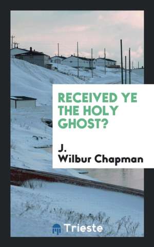 Received Ye the Holy Ghost? de John W. Chapman
