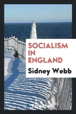 Socialism in England de Sidney Webb