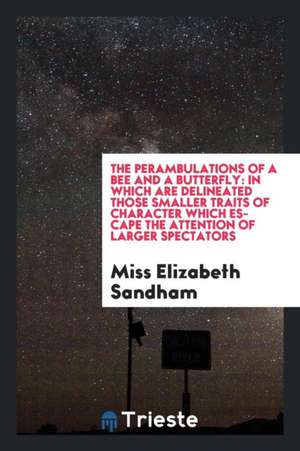 The Perambulations of a Bee and a Butterfly: In Which Are Delineated Those Smaller Traits of Character Which Escape the Attention of Larger Spectators de Elizabeth Sandham