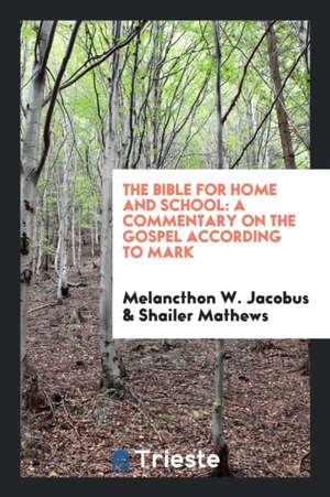 The Bible for Home and School: A Commentary on the Gospel According to Mark de Melancthon W. Jacobus