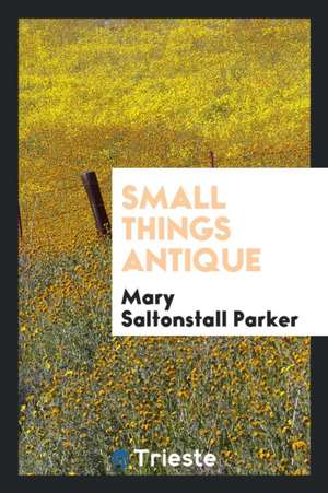 Small Things Antique de Mary Saltonstall Parker