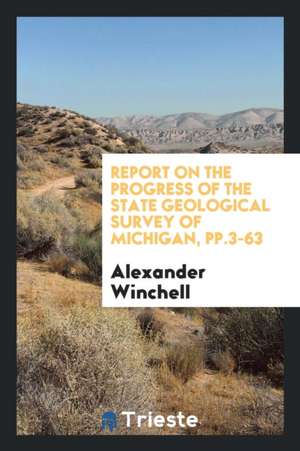 Report on the Progress of the State Geological Survey of Michigan, Pp.3-63 de Alexander Winchell