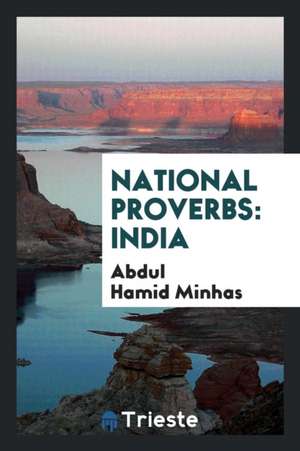 National Proverbs: India de Abdul Hamid Minhas