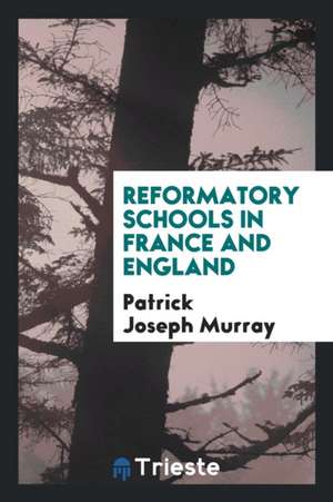 Reformatory Schools in France and England de Patrick Joseph Murray