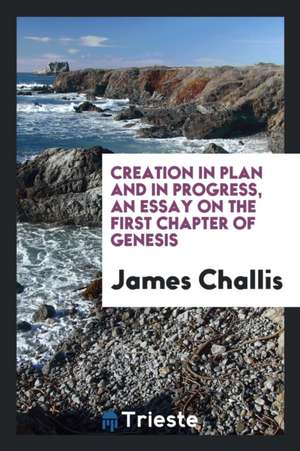 Creation in Plan and in Progress, an Essay on the First Chapter of Genesis de James Challis