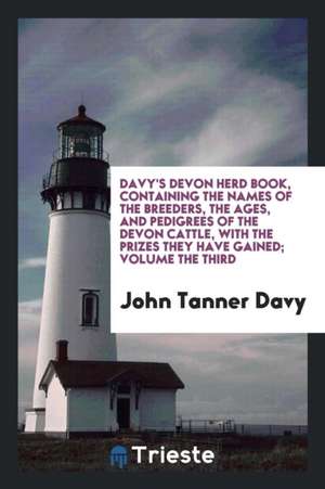 Davy's Devon Herd Book de John Tanner Davy