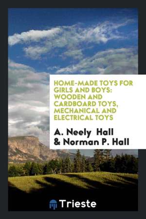 Home-Made Toys for Girls and Boys: Wooden and Cardboard Toys, Mechanical and Electrical Toys de A. Neely Hall