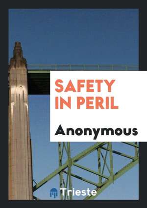 Safety in Peril de Anonymous