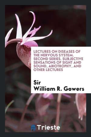 Subjective Sensations of Sight and Sound de W. R. Gowers