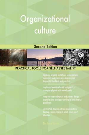 Organizational culture Second Edition de Gerardus Blokdyk