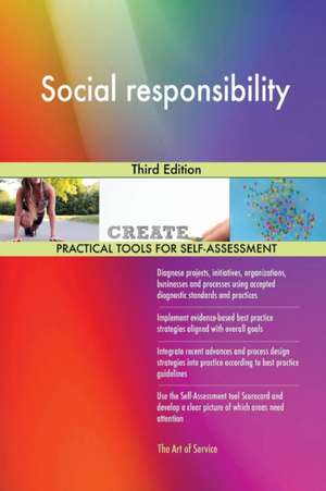 Social responsibility Third Edition de Gerardus Blokdyk