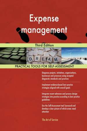 Expense management Third Edition de Gerardus Blokdyk