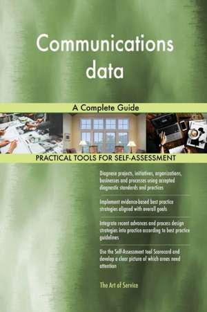 Communications data A Complete Guide de Gerardus Blokdyk