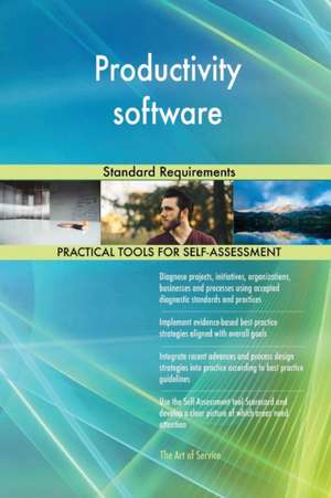 Productivity software Standard Requirements de Gerardus Blokdyk