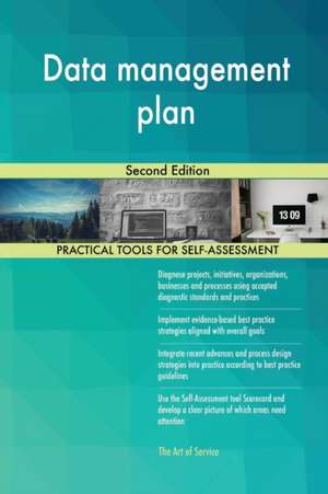 Data management plan Second Edition de Gerardus Blokdyk