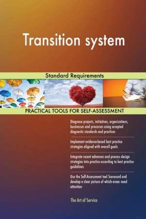 Transition system Standard Requirements de Gerardus Blokdyk