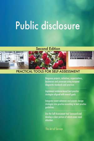 Public disclosure Second Edition de Gerardus Blokdyk